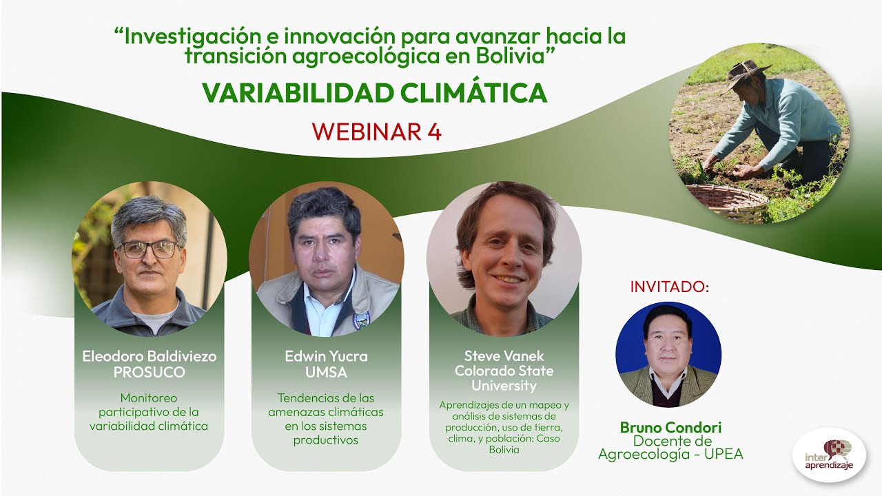Webinar: Investigación e innovación para avanzar hacia la transición agroecológica en Bolivia