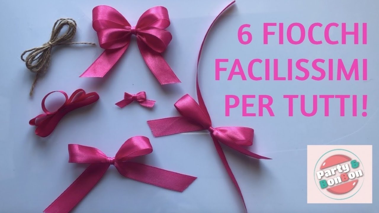 Come creare FIOCCHI PERFETTI in modo semplice per TUTTI!