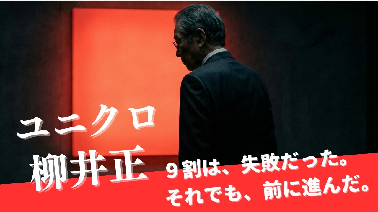 偉人伝 #01｜柳井正「一勝九敗」選択と失敗が人生を動かす