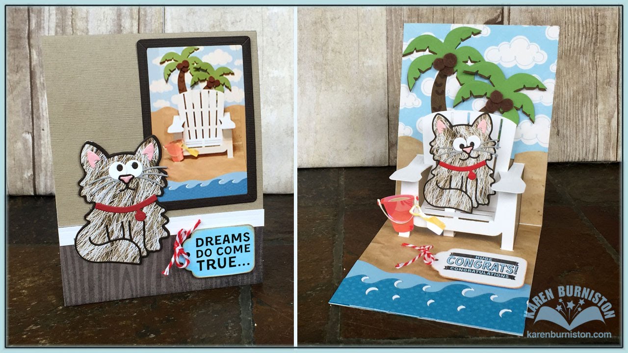 Pop it Ups Adirondack Chair Beach Card