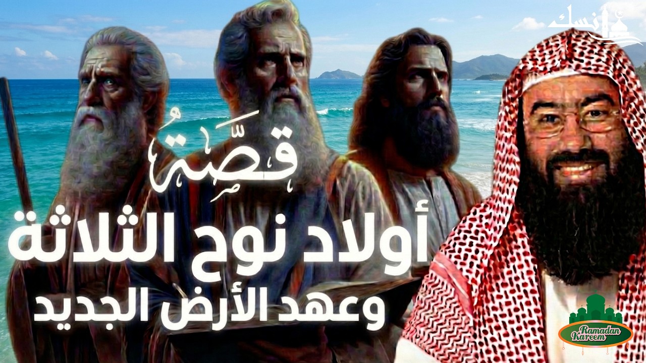 نبيل العوضي  أبناء نوح الثلاثة و عهد الارض الجديد