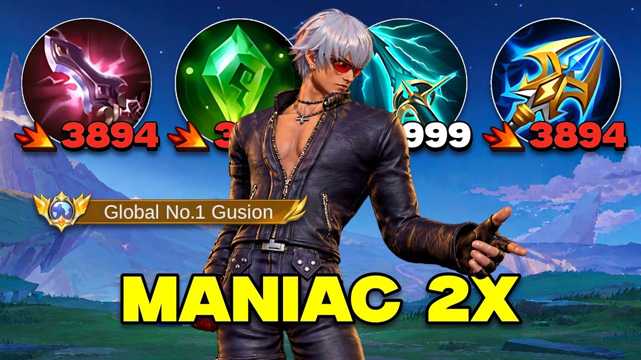 GUSION BEST 1 HIT BUILD 2026!! (100% BROKEN) - MLBB