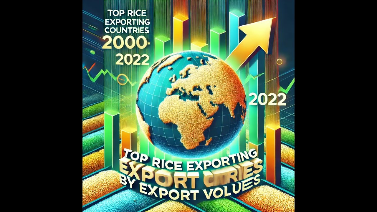 Top Rice Exporting Countries by Export Value (2000 - 2022), In USD. Animated Chart