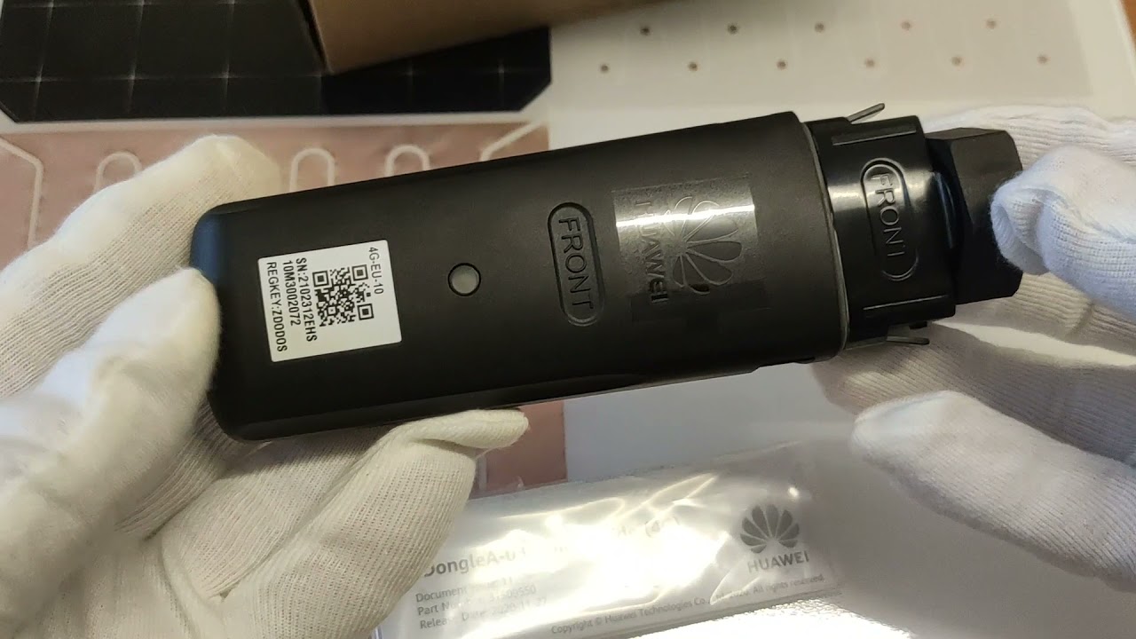распаковка HUAWEI SMART DONGLE 4G unboxing