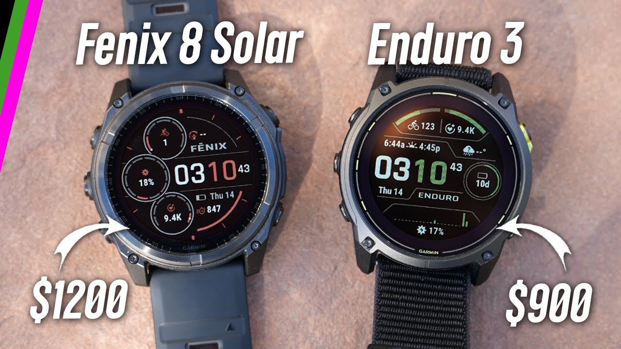 Garmin Fenix 8 Solar vs Enduro 3 // Which Is Actually 