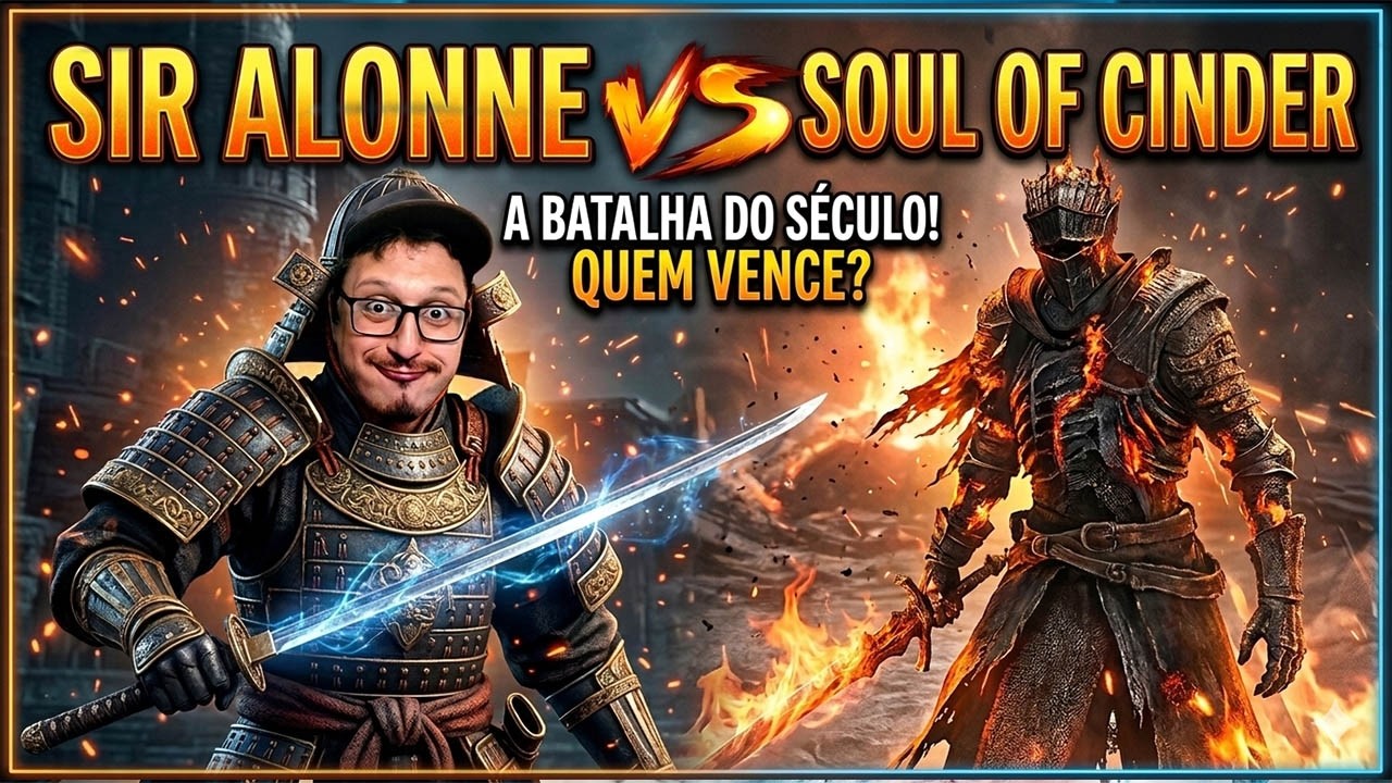 UMA BATALHA HISTÓRICA! SIR ALONNE vs SOUL OF CINDER! - DS3 MOD CHAMPION'S ASHES #6 FIM