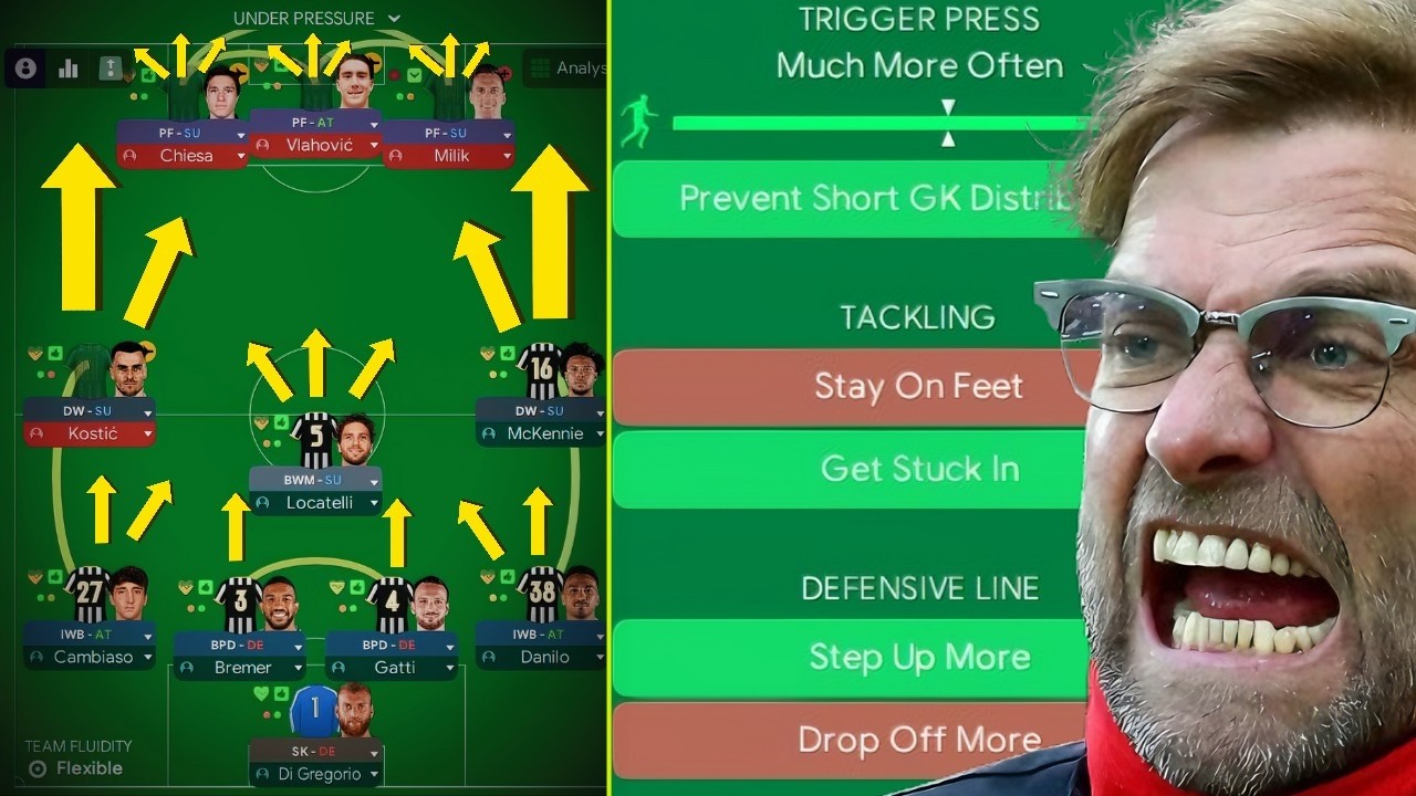 The Most INTENSE Pressing in Football Manager