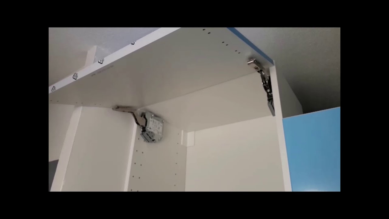Installation kitchen door handles
