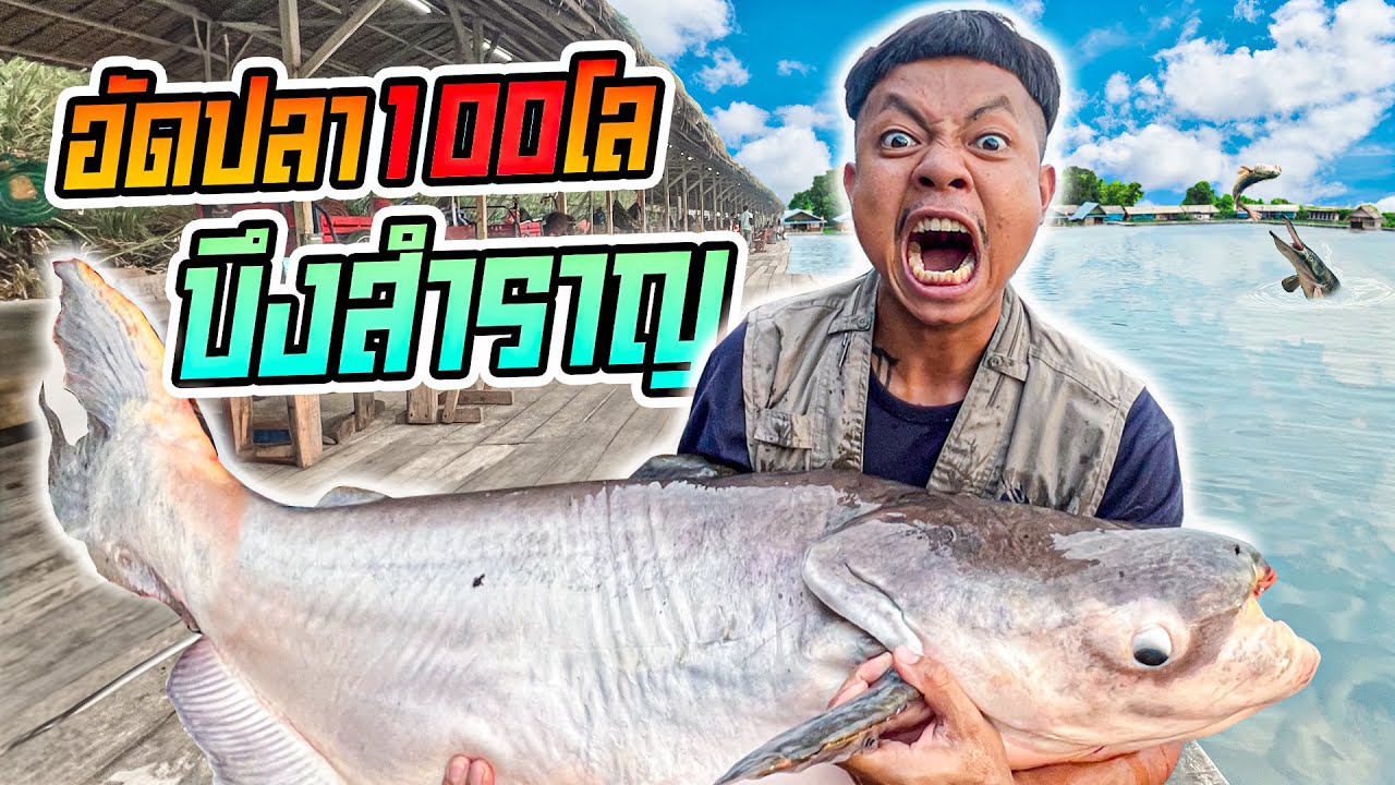อัดปลา 100 kg บึงสำราญ