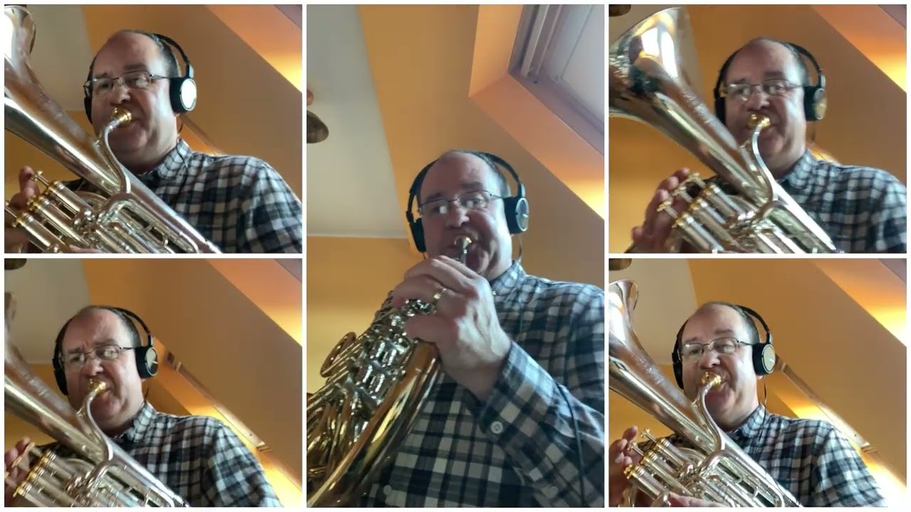 Aqua Marina - French Horn Solo with Baritone Horn Quartet - Barry Gray