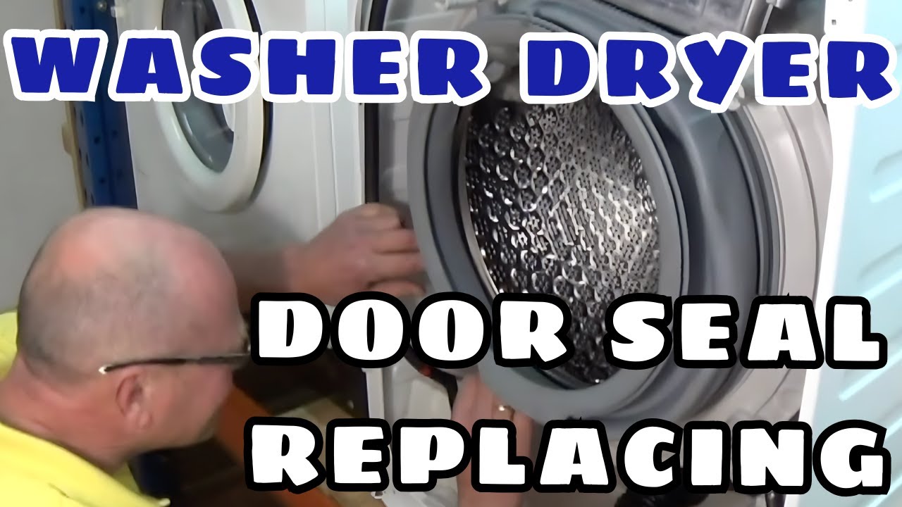 How to replace Washer Dryer door seal large 8kg 9kg models only Aeg, Electrolux, John Lewis, Zanussi