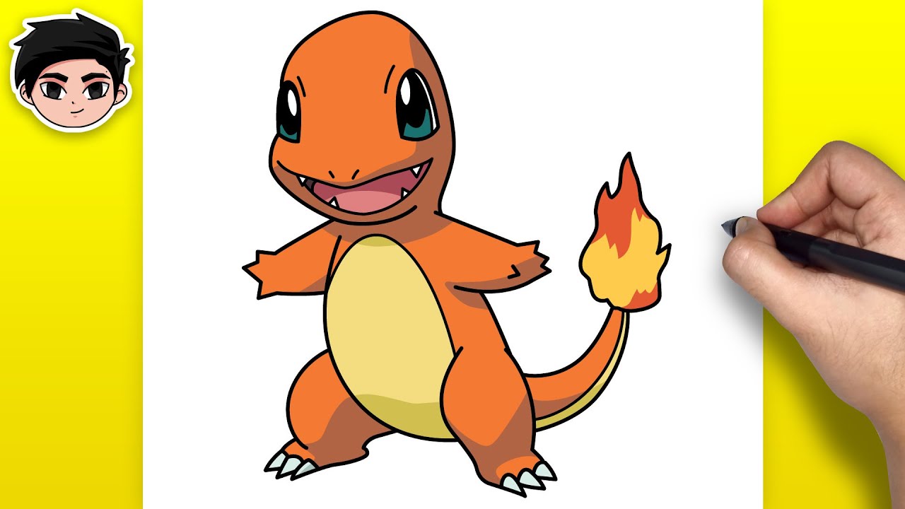 Como Desenhar Charmander (Pokemon)