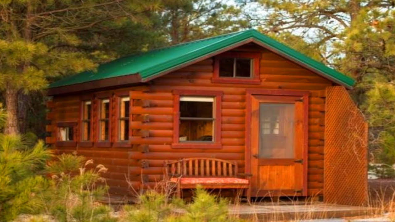 Incredibly Charming Amish-Built Tiny Log Cabin (For Sale) | Tiny House Concepts