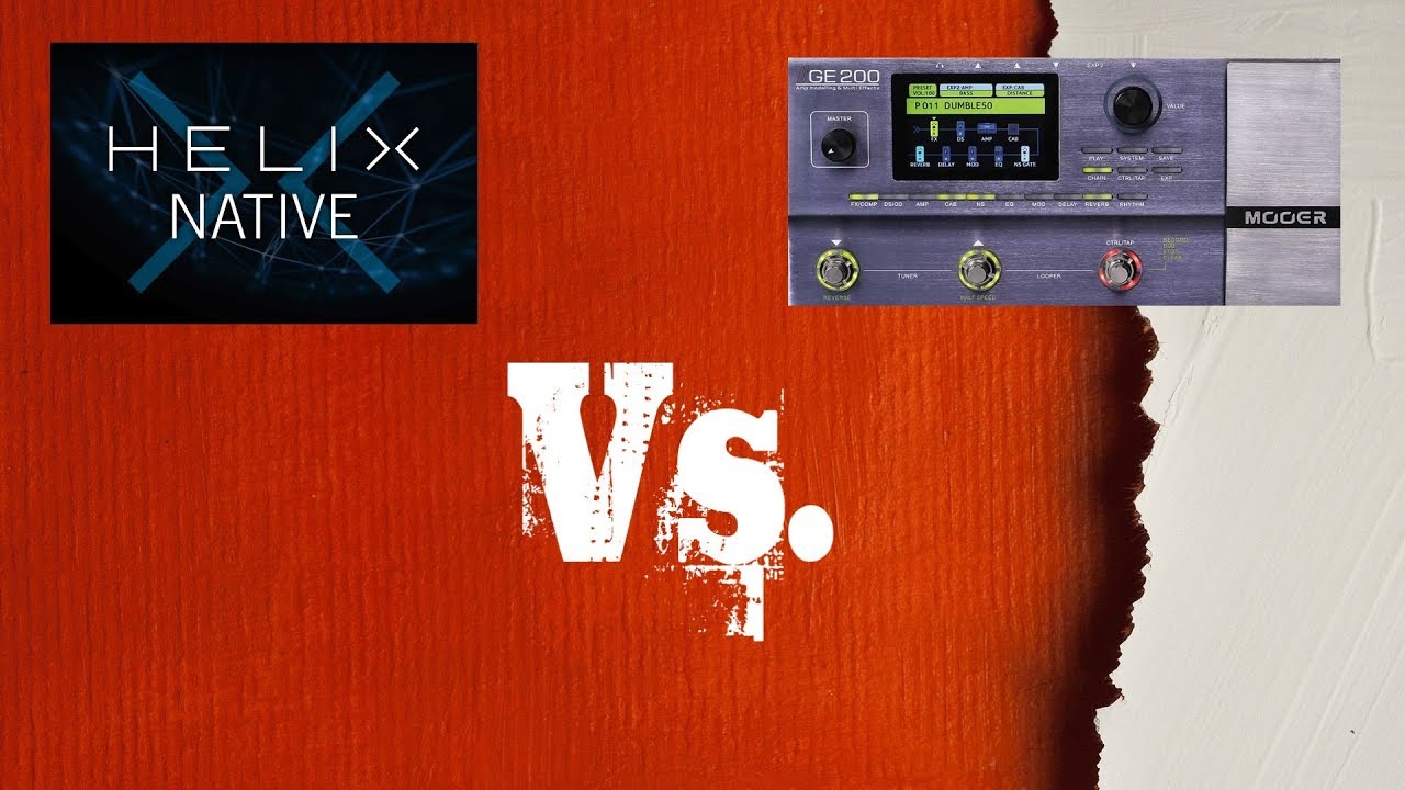 Mooer GE200 Vs. Helix Native | Marshall JCM 800 comparison
