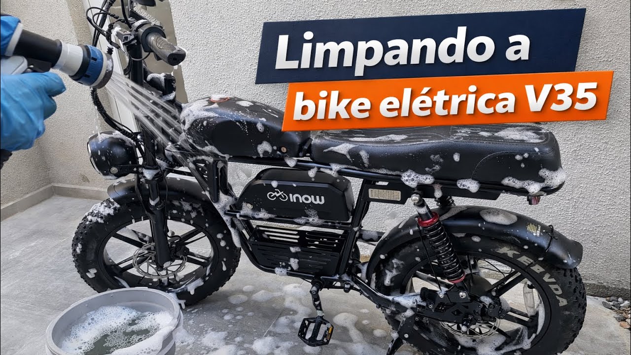 LAVANDO A BIKE ELÉTRICA DE FORMA SIMPLES