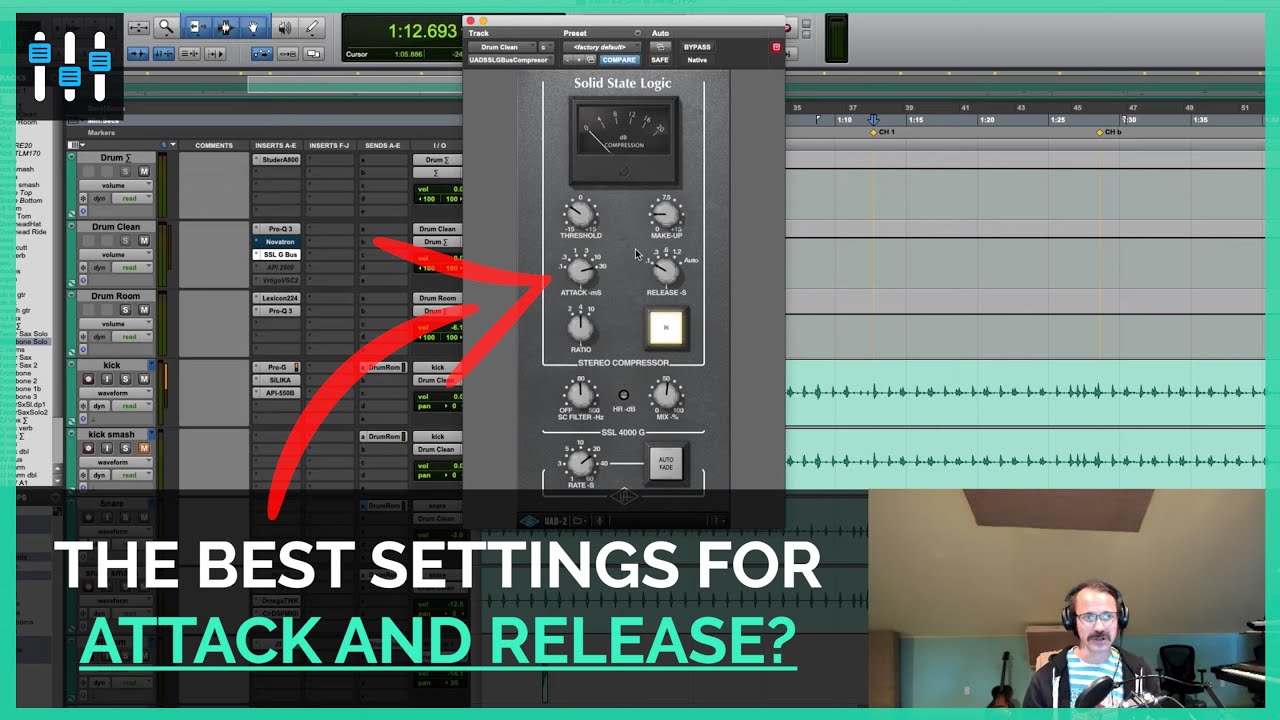 4 Tips for Setting Compressor Attack and Release Times