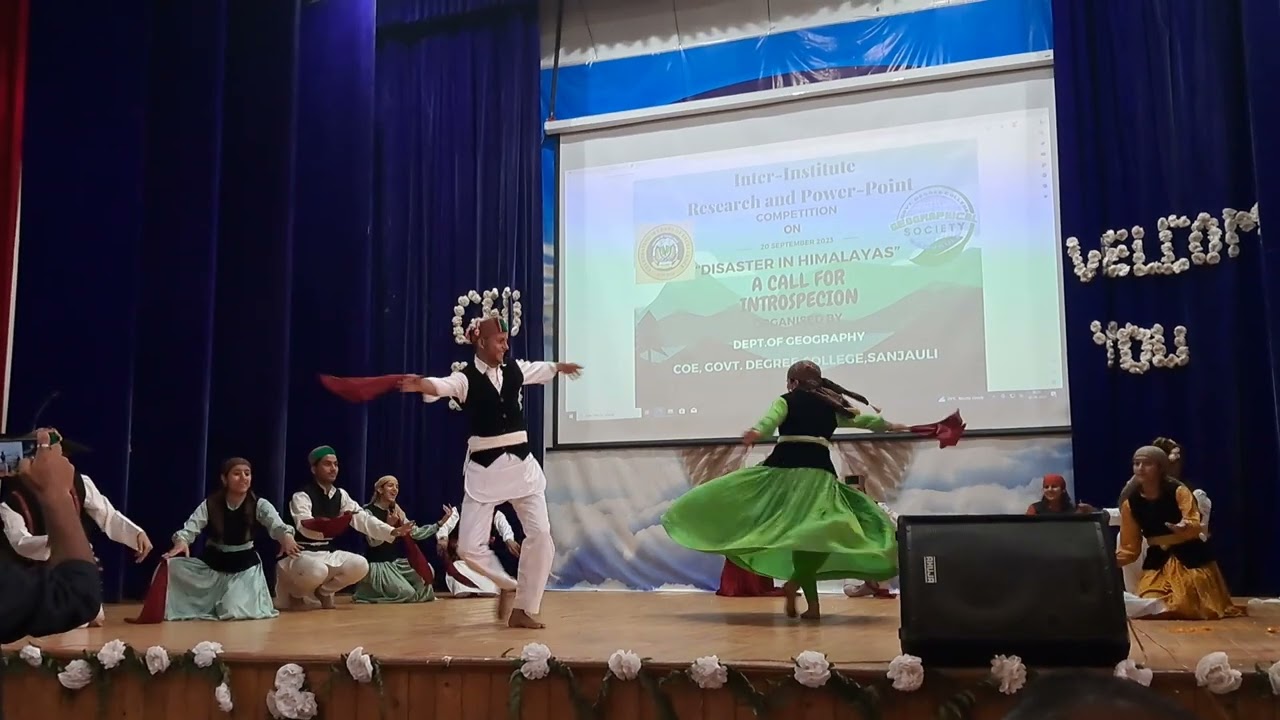 Sanjauli College Nati on the occasion of Geographical Society Conference