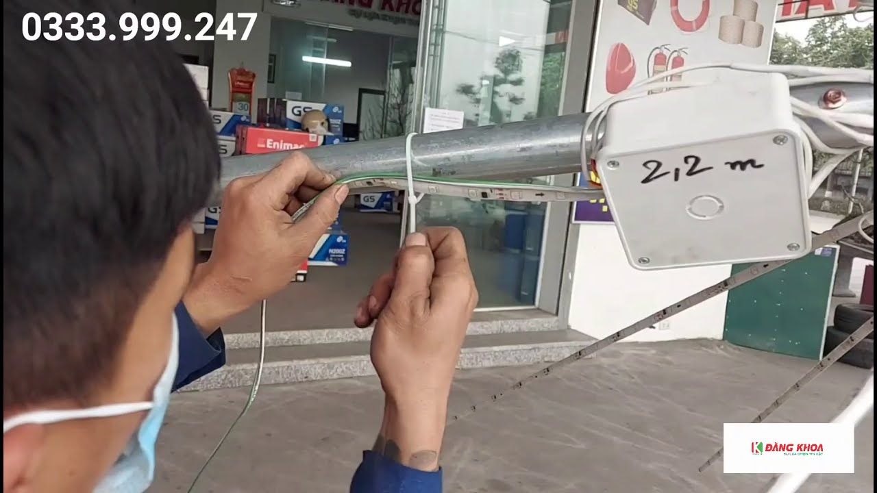 Hướng dẫn lắp đặt đèn pháo hoa led Ful màu 30 tia cực đơn giản