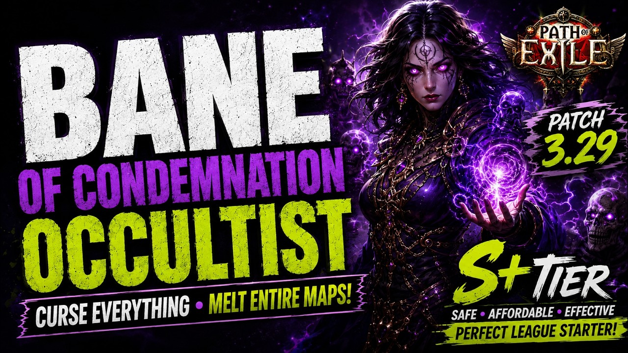 Гайд на Оккультиста через Bane of Condemnation для старта лиги | PoE 1 патч 3.29