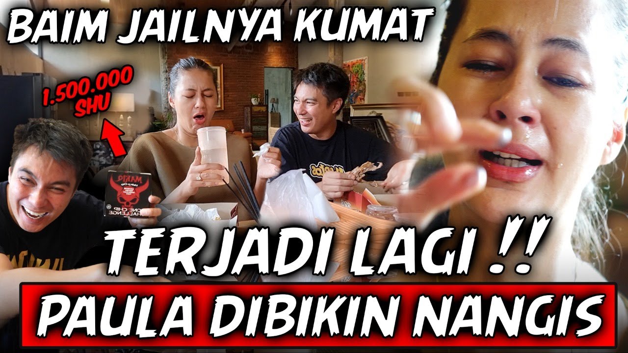 MAAF YA SAYANG UDAH BIKIN KAMU NANGIS.. I LOVE YOU  PAULA❤️