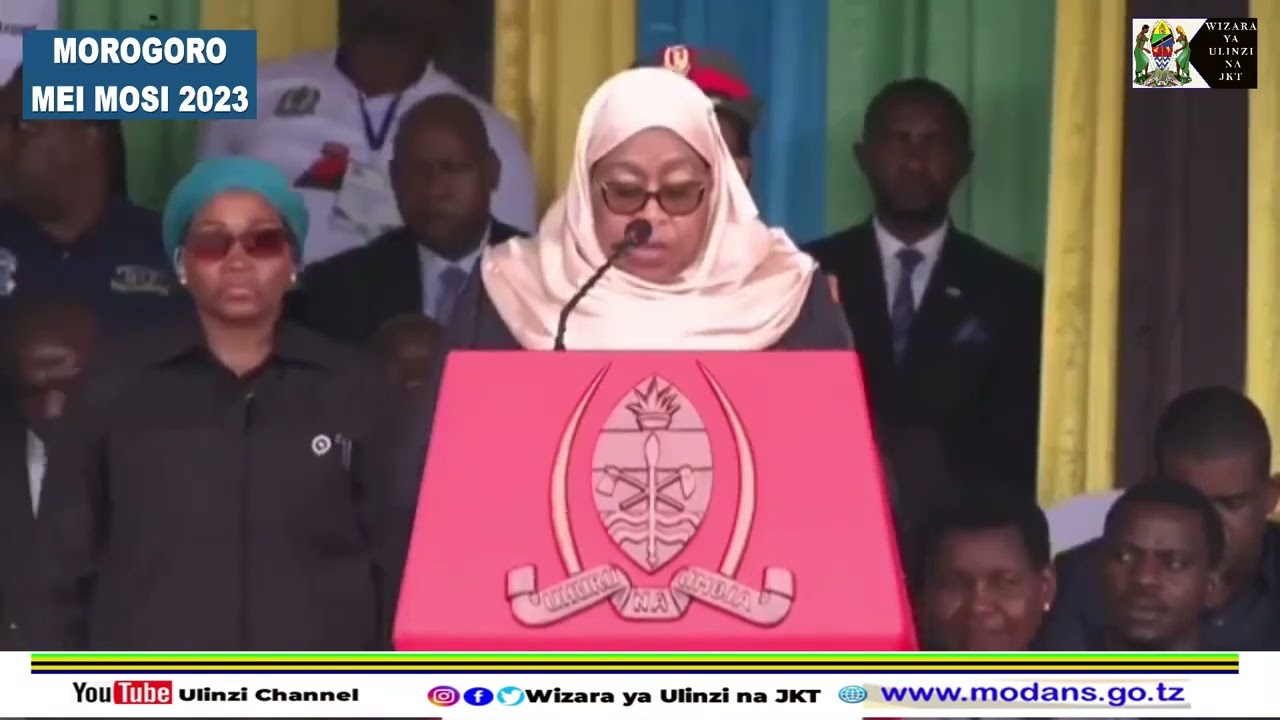 HOTUBA YA MHE. RAIS DKT. SAMIA SIKU MEI MOSI KWA WAFANYAKAZI