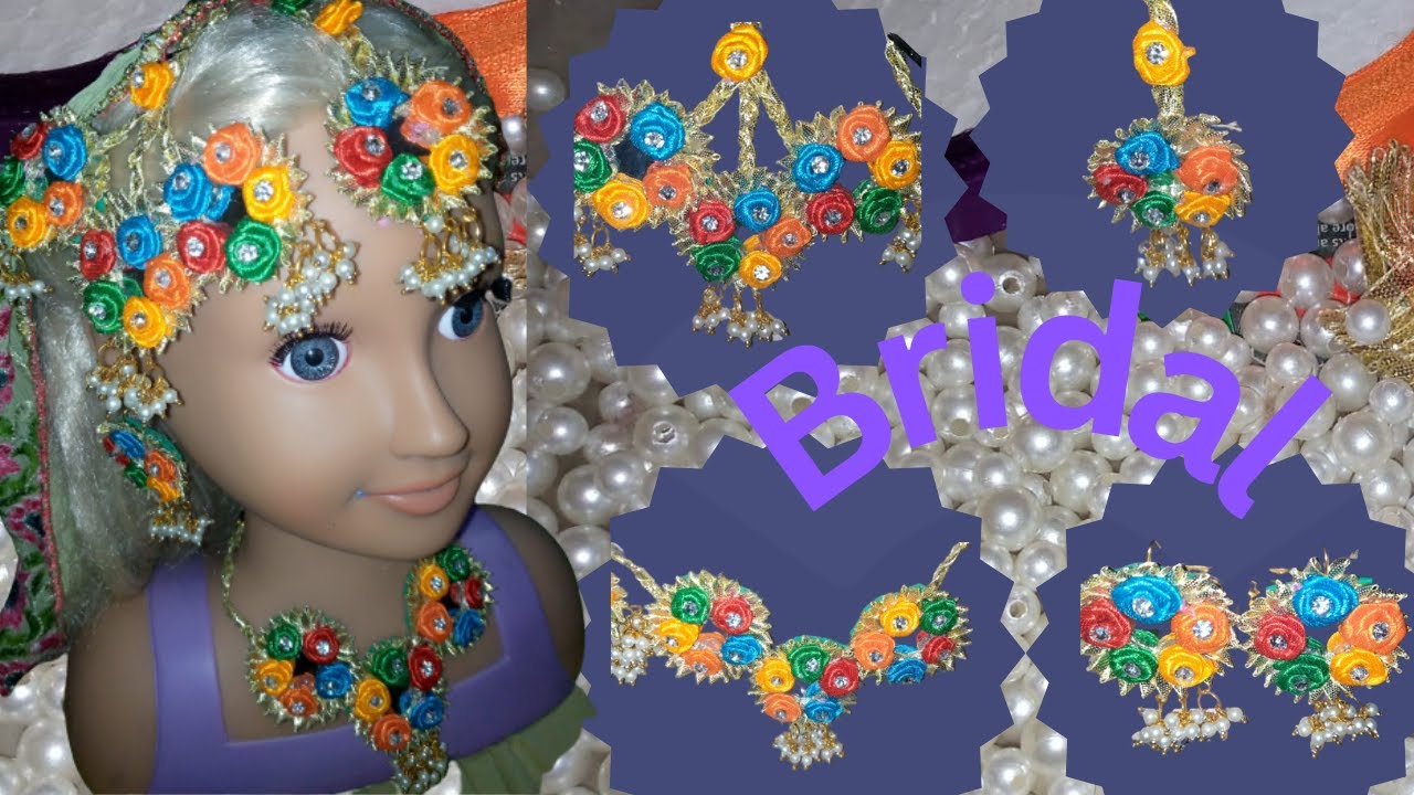 how to make Gota Jewellery Making For Mayoun-Mehndi in udu/hindi