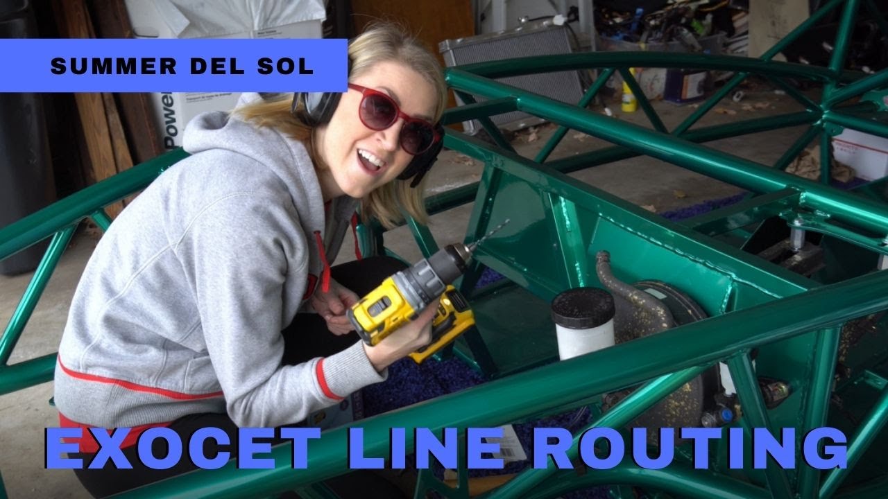 Exocet Stainless Steel Brake/Fuel/Clutch line mounting