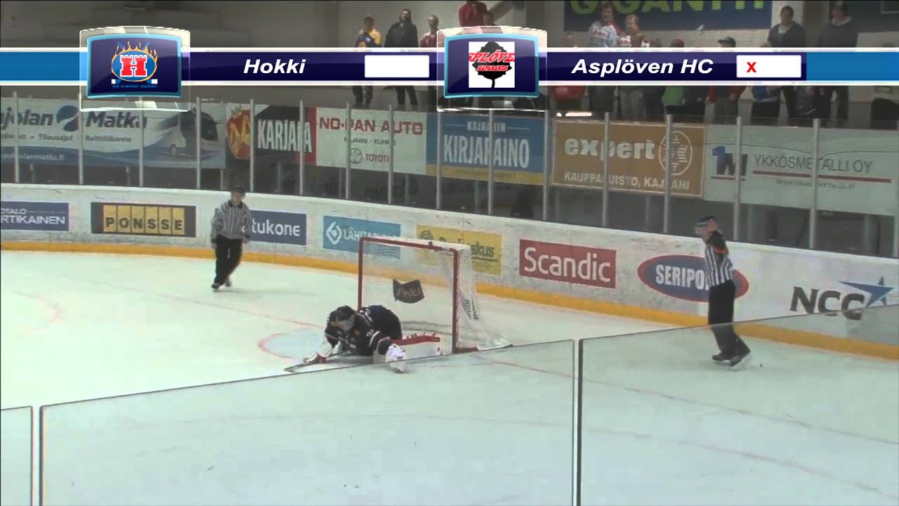 6.9.2013 Hokki - Asplöven 3-2 vl, maalikooste