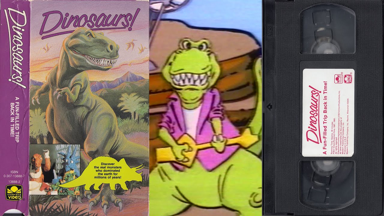 Dinosaurs! A Fun-Filled Trip Back in Time! (1987) VHS 60fps