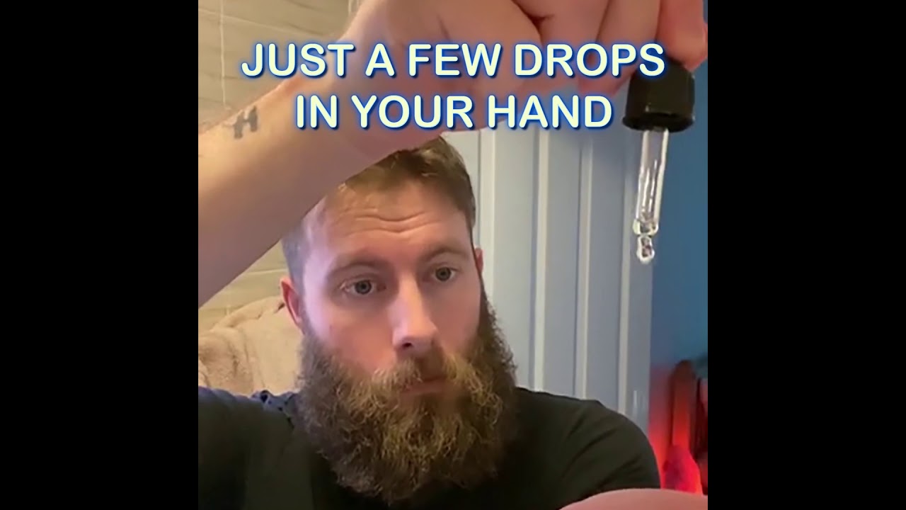 Bogo Beard Oils -  How To Apply Beard Oil To  Goatee Dry Beard Follicles.