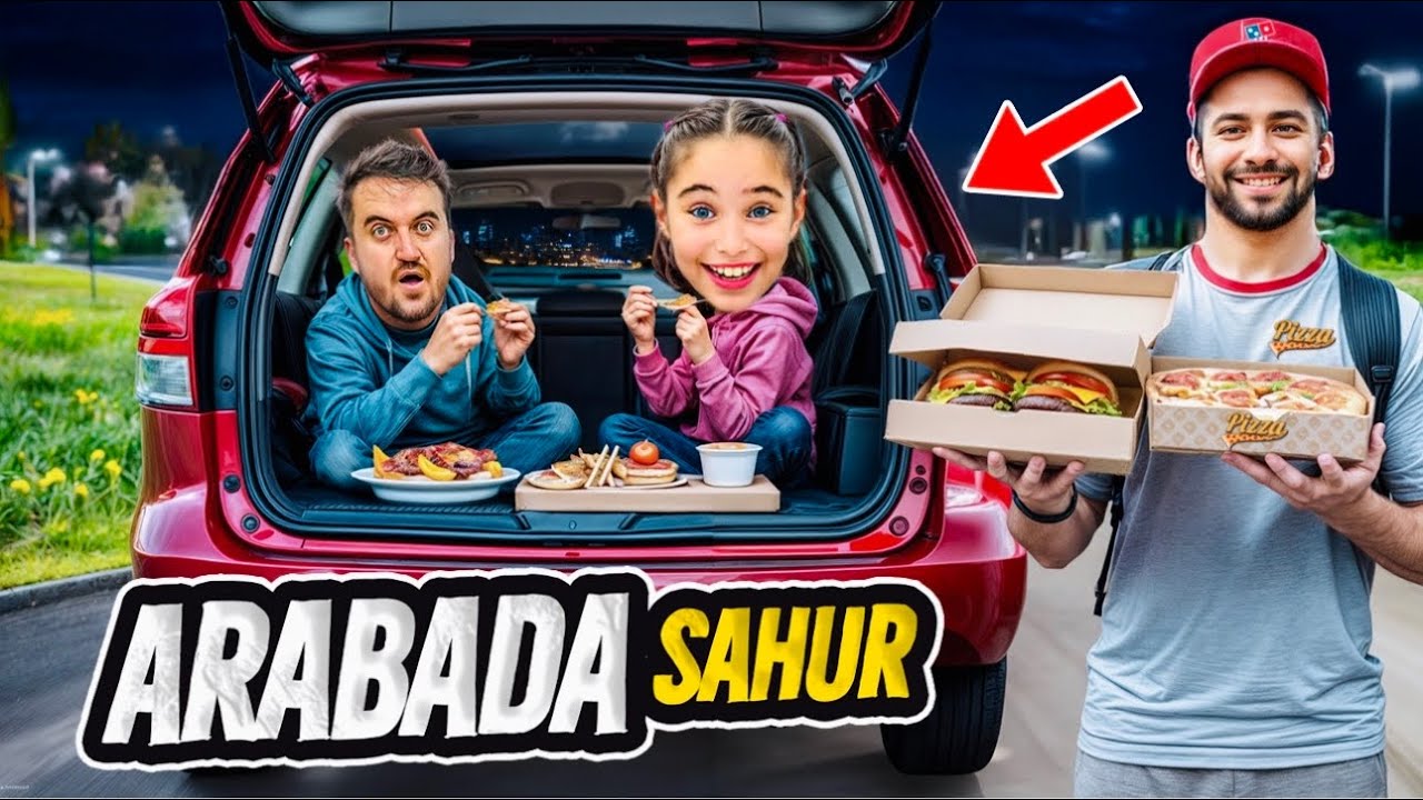 ARABADA SAHUR !! ELİF SİNEM ARABADAN SON İNEN KAZANIR !! 24 SAAT !!