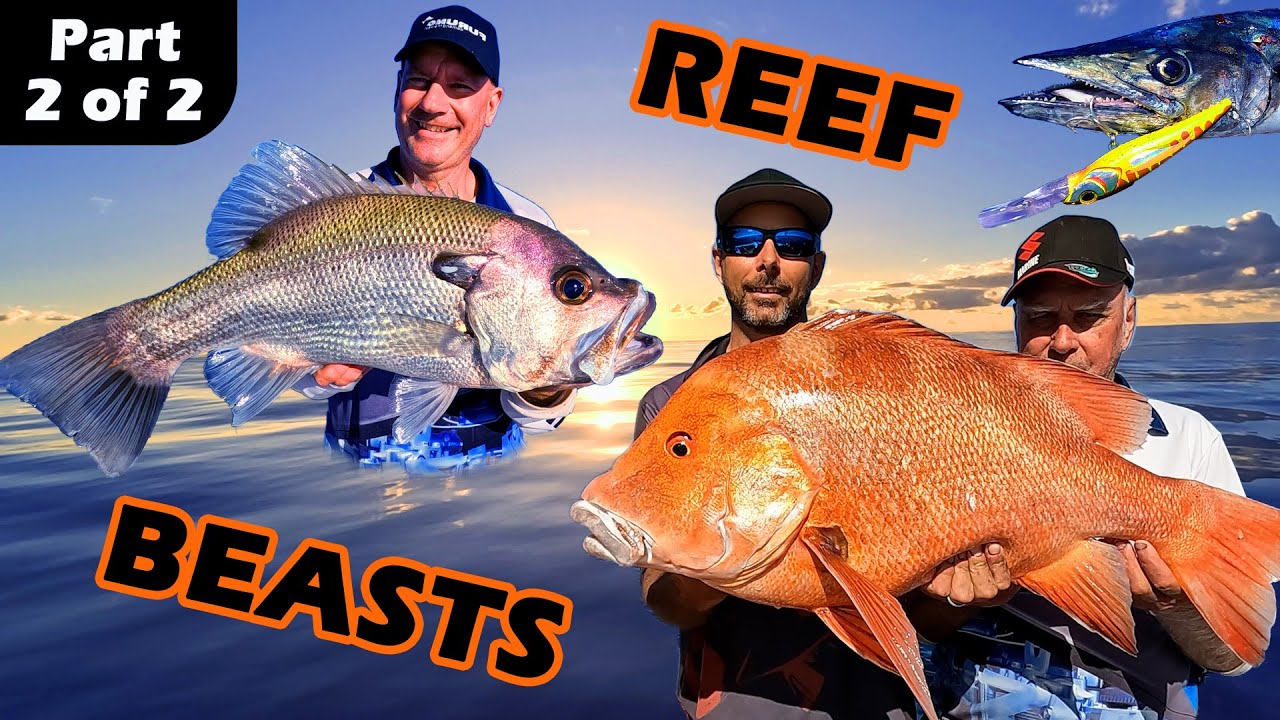Reef Beasts Part 2 | Big Reds, Pearl Perch, Spanish Mackerel | Fraser Island