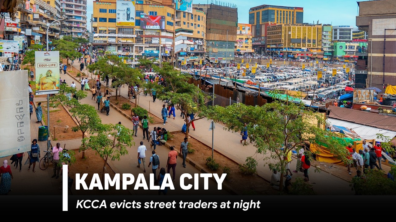 KCCA evicts street traders at night