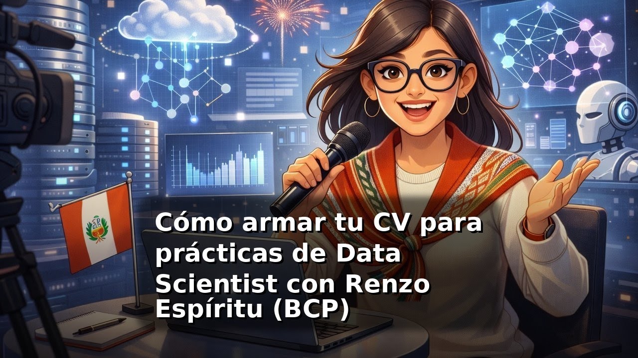 Cómo armar tu CV para prácticas de Data Scientist con Renzo Espíritu (BCP)
