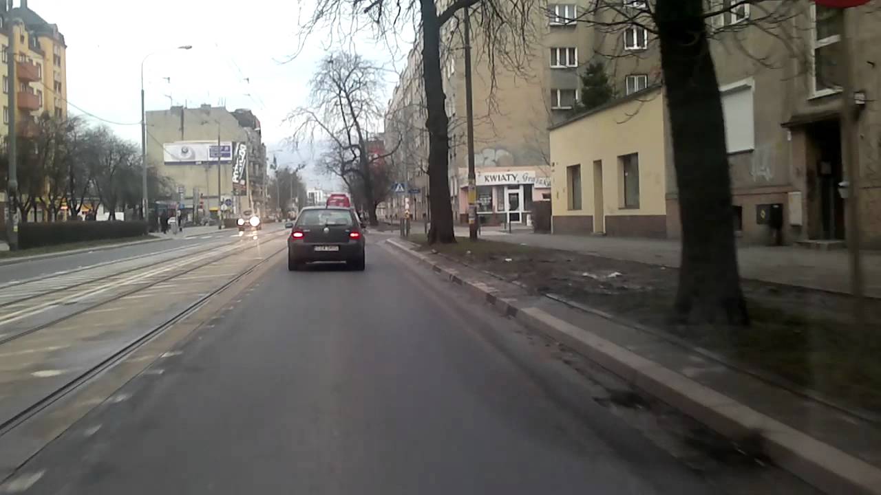 Wyszyńskiego - Dróżnicza - WROCŁAW SAMOCHODEM (22.01.2012)  HD