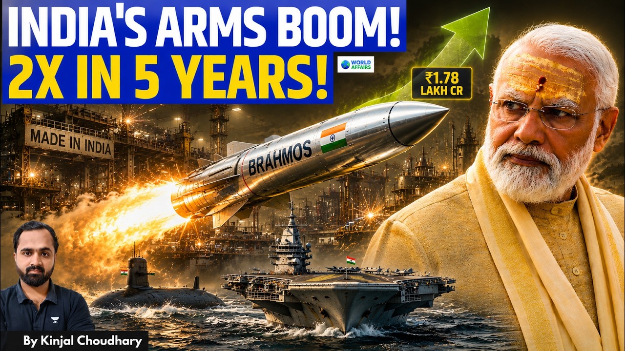 India's Military-Industrial Moment Has Arrived! Defence Production Hits ₹1.78 Lakh Crore | Kinjal