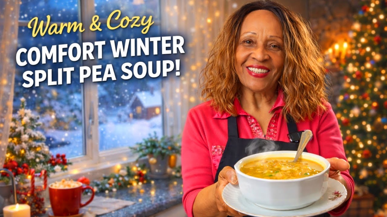 Christmas Split Pea Soup Recipe | Warm & Cozy Winter Comfort Food