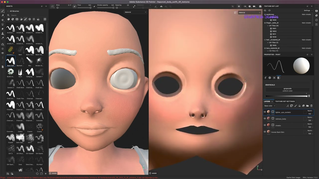 Part 18 Speed Texturing body in Substance Painter