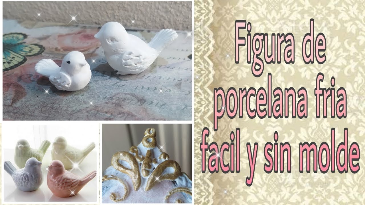 Como hacer figuras de porcelana fria//pajaritos//decoracion✨🐦✨