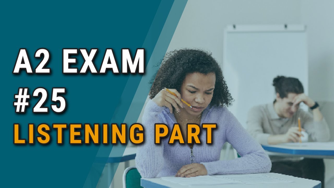 A2 European Portuguese Exam 25 for Adults📖 Listening Part (with English subtitles)