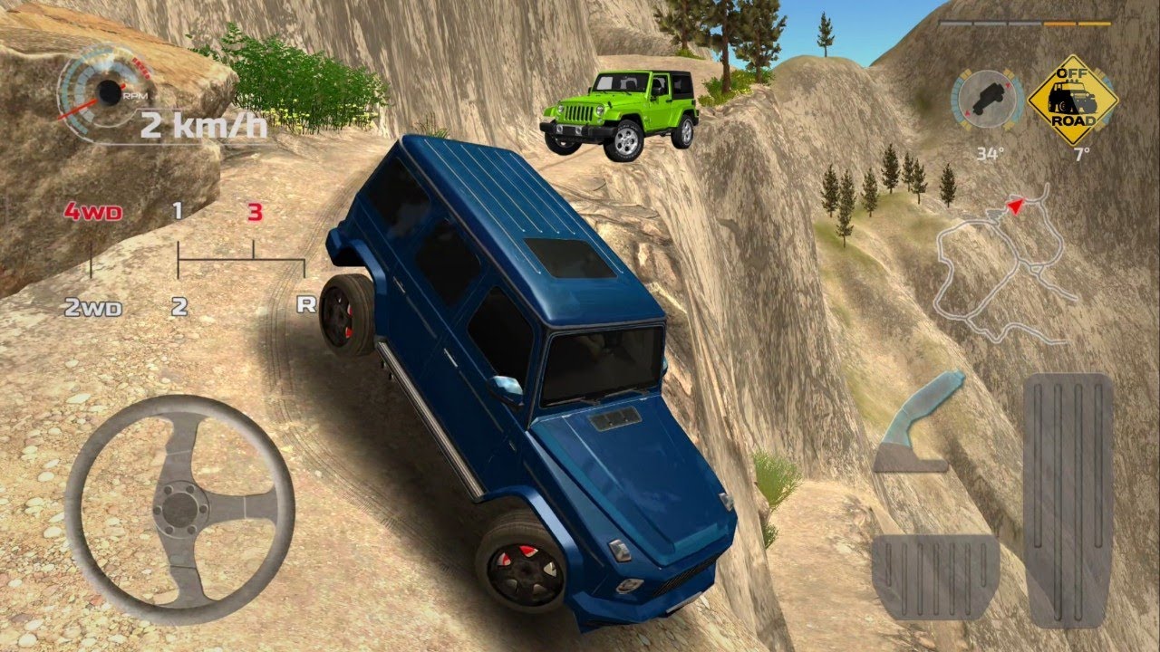 4x4 Offroad Jeep Driving Simulator 3D - Drive SUV 4x4 Jeep Offroad Game - Android Gameplay