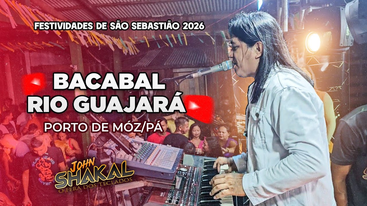 JOHN SHAKAL  ( PARTE 1 ) AO VIVO NO BACABAL RIO GUAJARÁ - PORTO DE MÓZ/PÁ #beiradão #interior