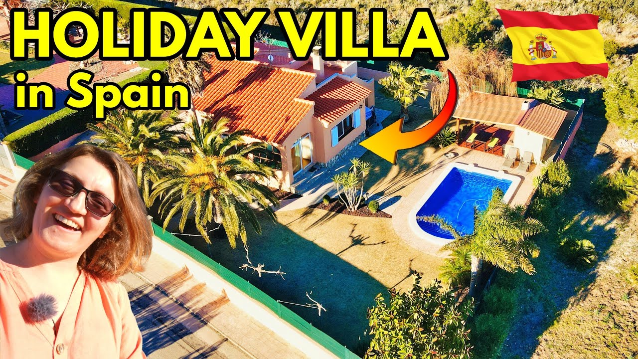 #13 HOLIDAY HOUSE in SPAIN, Catalonia - what Spanish holiday villa looks like?