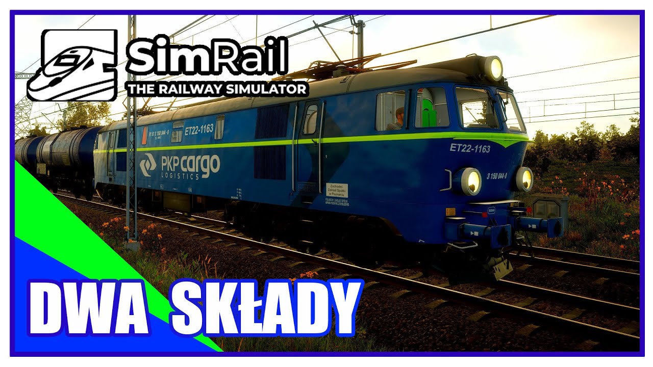 Dwa składy |🚂 lokomotywa EU 07 i ET 22 | Zagrajmy w Simrail po polsku |  PC Gameplay
