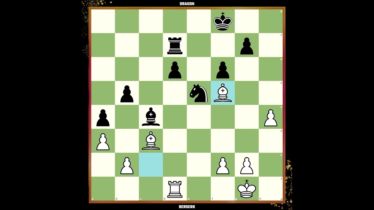 Two chess AI Berserk vs Dragon 😱 #chess