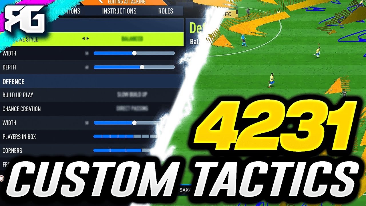 FIFA 22 | The BEST 4231 CUSTOM TACTICS/INSTRUCTIONS! - FIFA 22 ULTIMATE TEAM