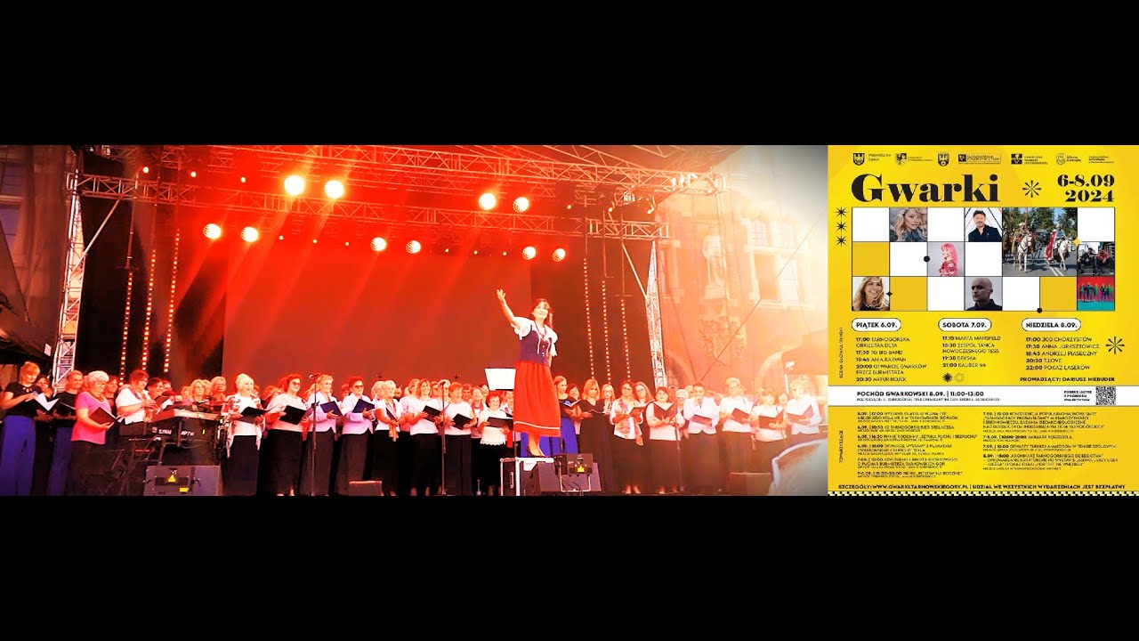 08.09.2024 KONCERT - Dzieweczko ze Śląska - 300 Chórzystów, Gwarki - Dni Tarnowskich Gór