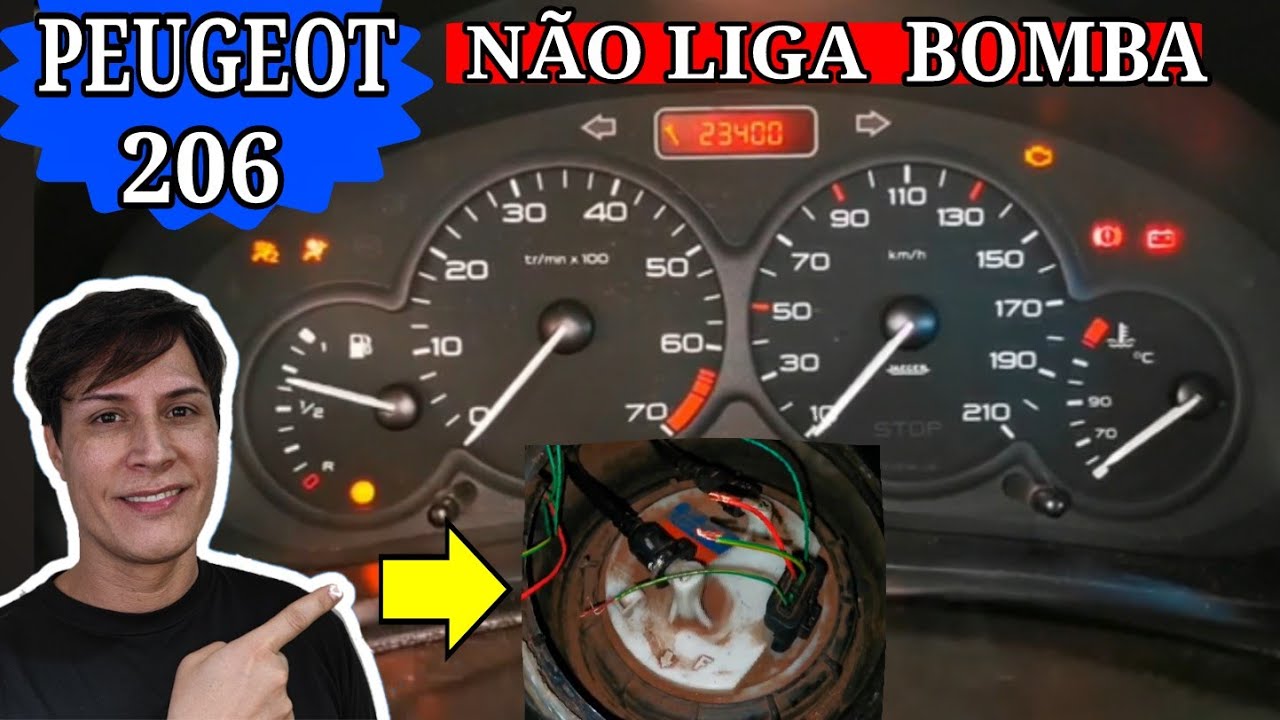 🔴Peugeot 206 não liga bomba injetora conserto #Ederson #Ferrarini