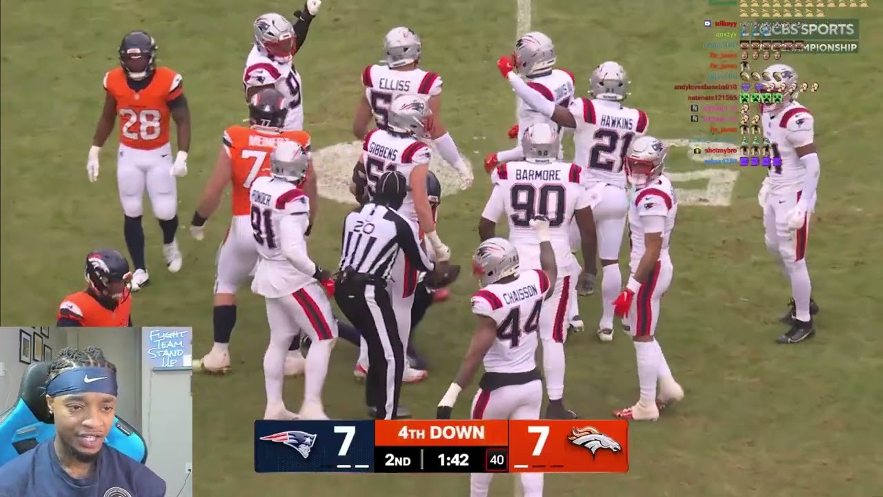 FlightReacts To Patriots vs Broncos Full Game Highlights | 2025 NFL Season AFC Championship!