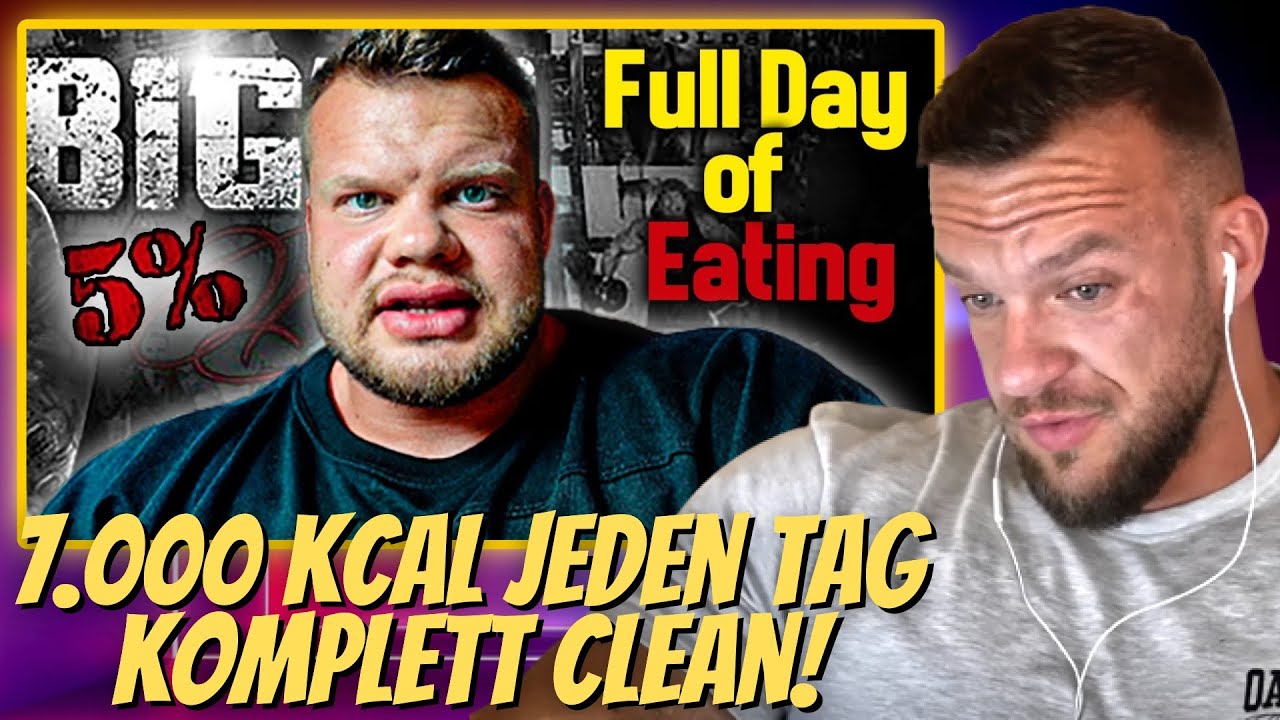 Wtf? Justin Cuttler isst einfach 7.000 Kcal clean! Widerliche FDOE live Reaktion William Niewiara